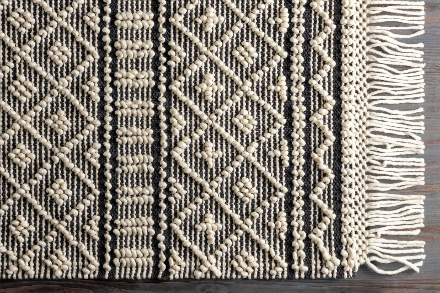 Farmhouse Tassels FTS-2300 Hand Woven Rug