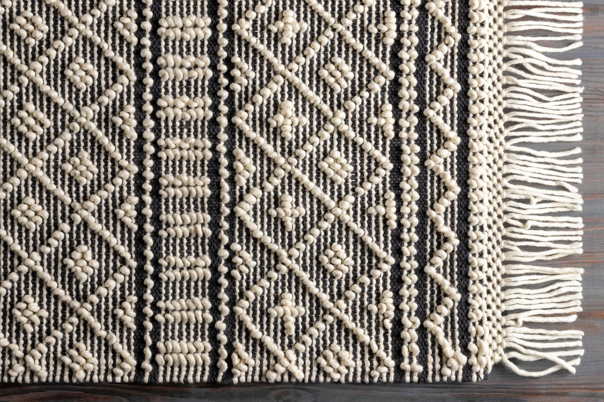 Farmhouse Tassels FTS-2300 Hand Woven Rug