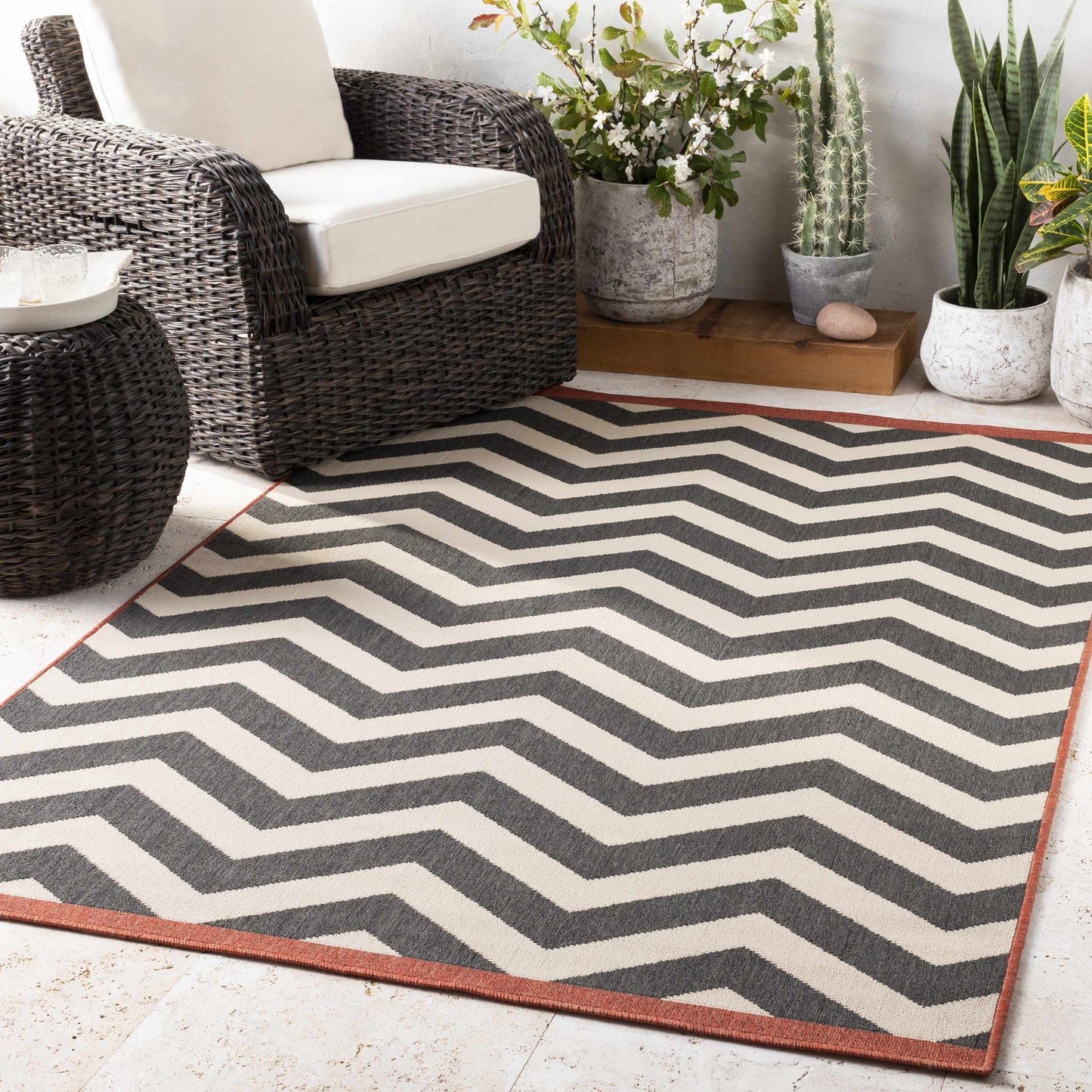 Alfresco ALF-9646 Machine Woven Rug