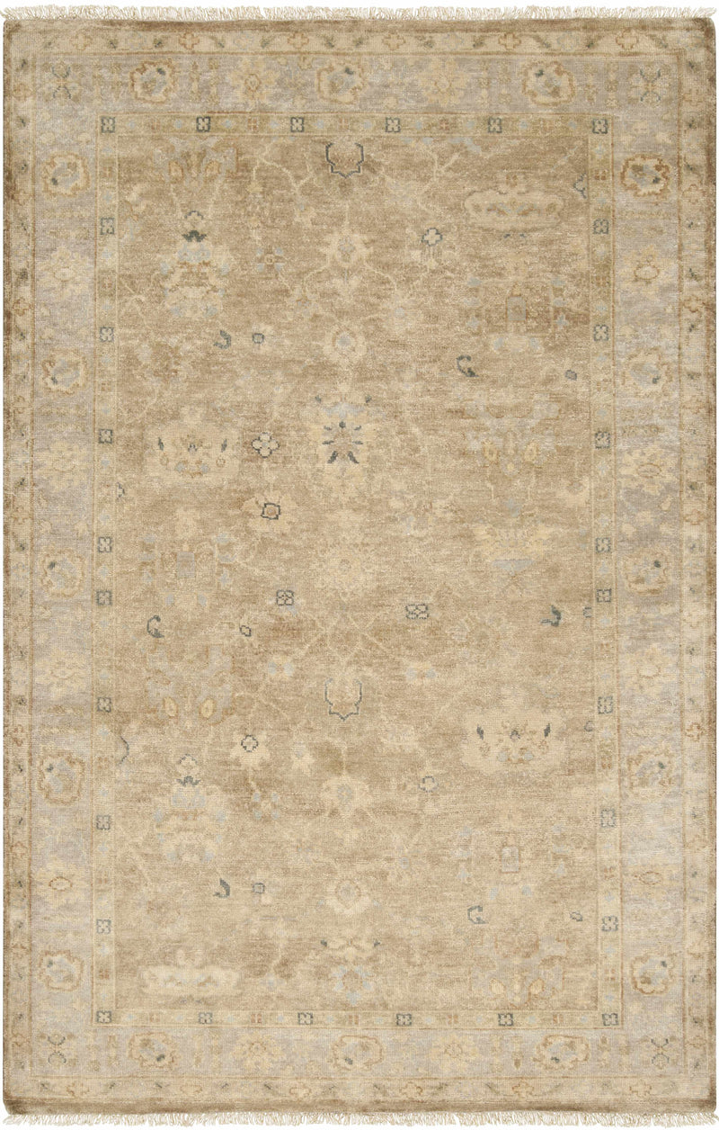 Pale Blue Hand Knotted 100% NZ Wool Traditional Rectangle Handmade rug, Indoor use only, has fringe, non-washable.