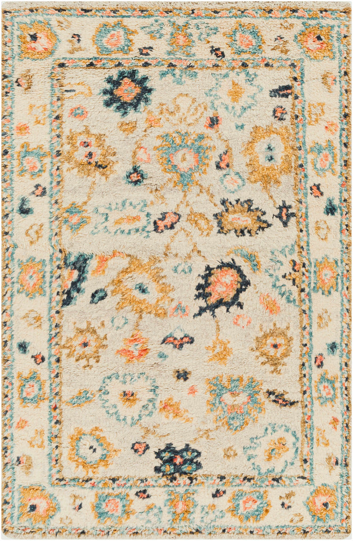 Dark Blue Hand Knotted 100% Wool Traditional Rectangle Handmade rug, Indoor use only, no fringe, non-washable. runner also available