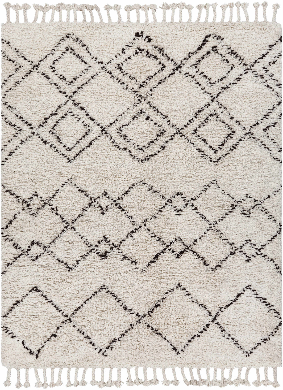 Beige Hand Woven 100% Wool Global Rectangle Handmade rug, Indoor use only, has fringe, non-washable. runner also available