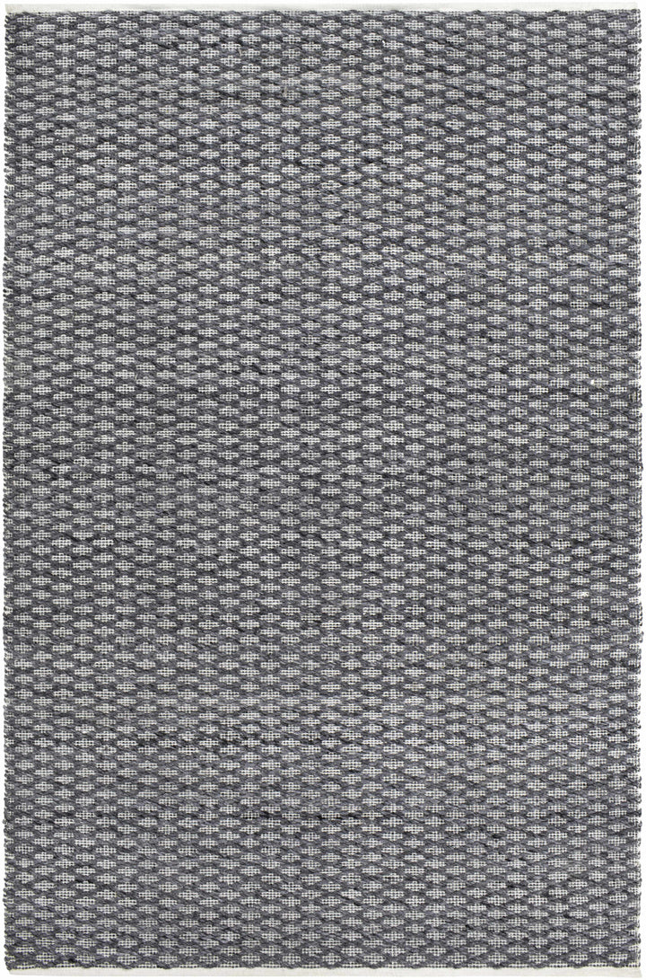 Light Gray Hand Woven 100% Polyester Modern Rectangle Handmade rug, Indoor use only, no fringe, non-washable.