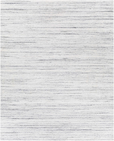 Charcoal Hand Loomed 100% Recycled PET Yarn Modern Rectangle Handmade rug, Indoor use only, no fringe, non-washable.