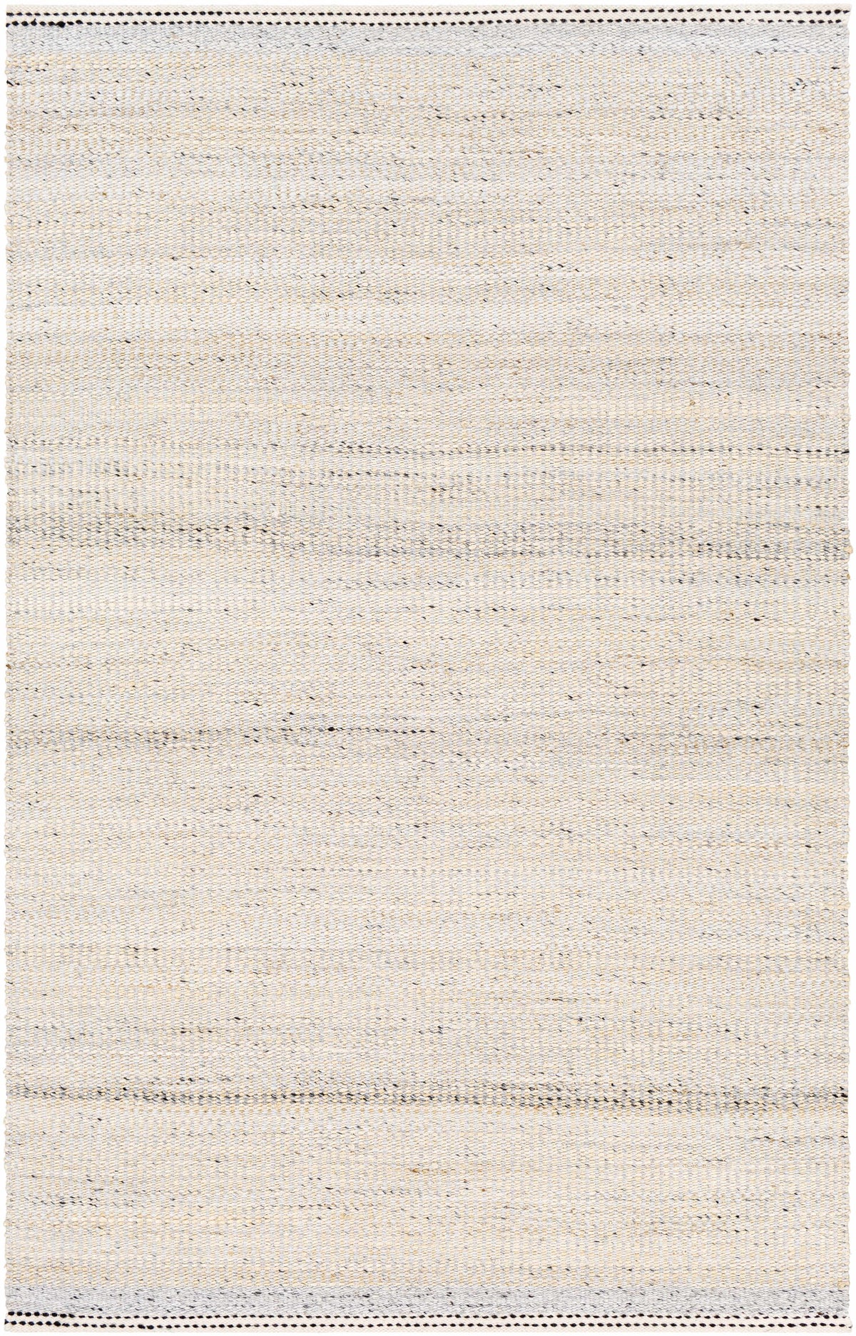 Black Hand Woven 50% Jute, 50% Wool Cottage Rectangle Handmade rug, Indoor use only, has fringe, non-washable. runner also available