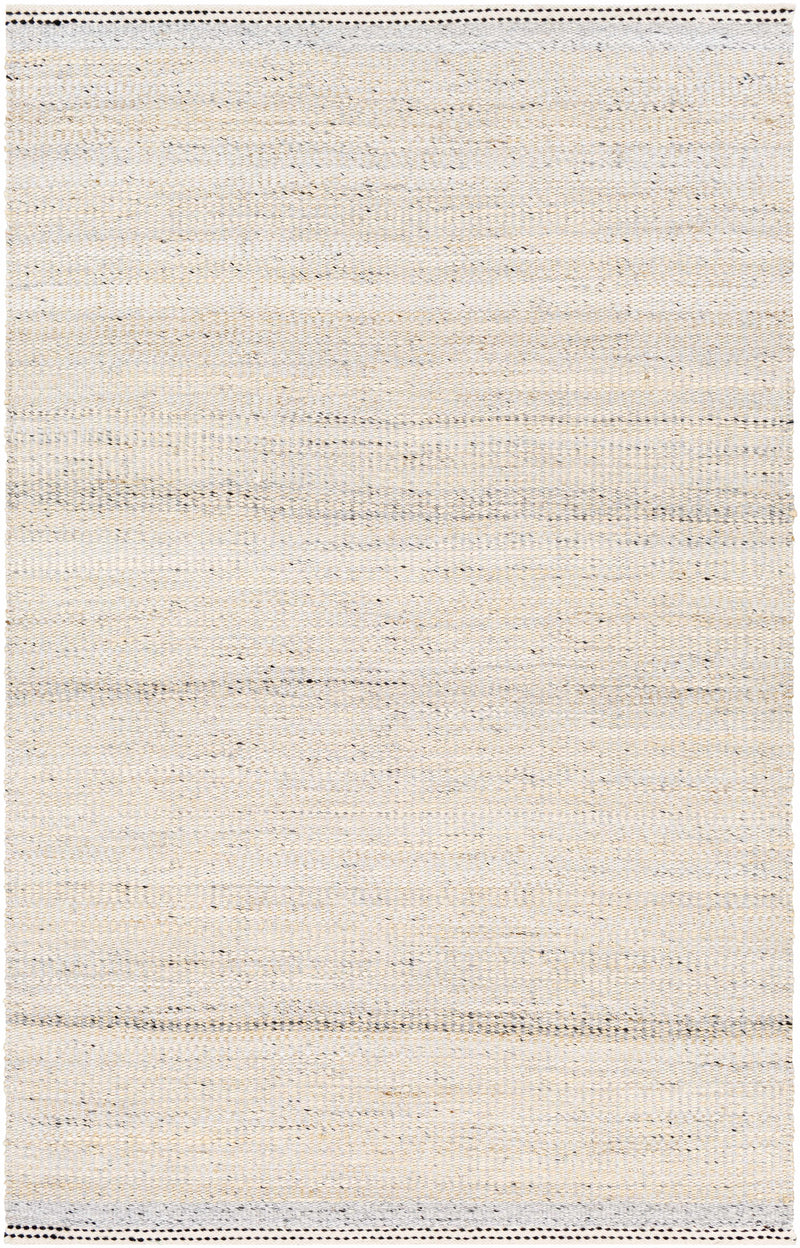 Black Hand Woven 50% Jute, 50% Wool Cottage Rectangle Handmade rug, Indoor use only, has fringe, non-washable. runner also available