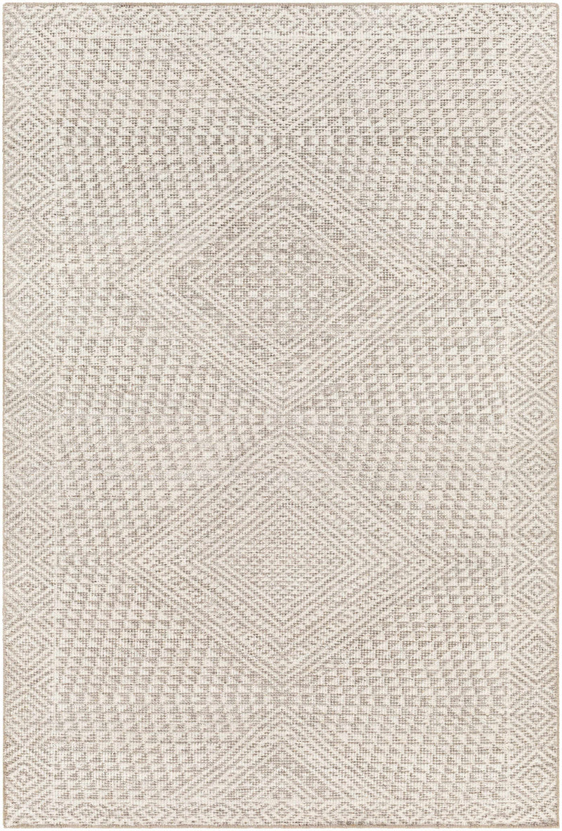 Gray Hand Knotted 90% Viscose, 10% Wool Global Rectangle Handmade rug, Indoor use only, no fringe, non-washable. runner also available