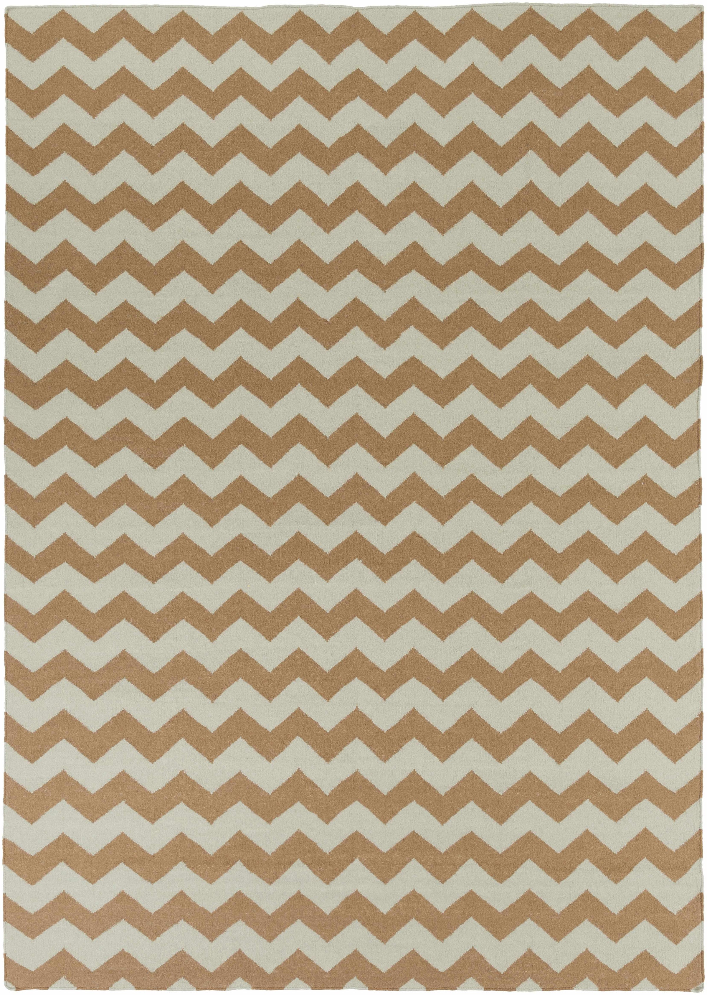 Brown Hand Woven 100% Wool Modern Rectangle Handmade rug, Indoor use only, no fringe, non-washable.