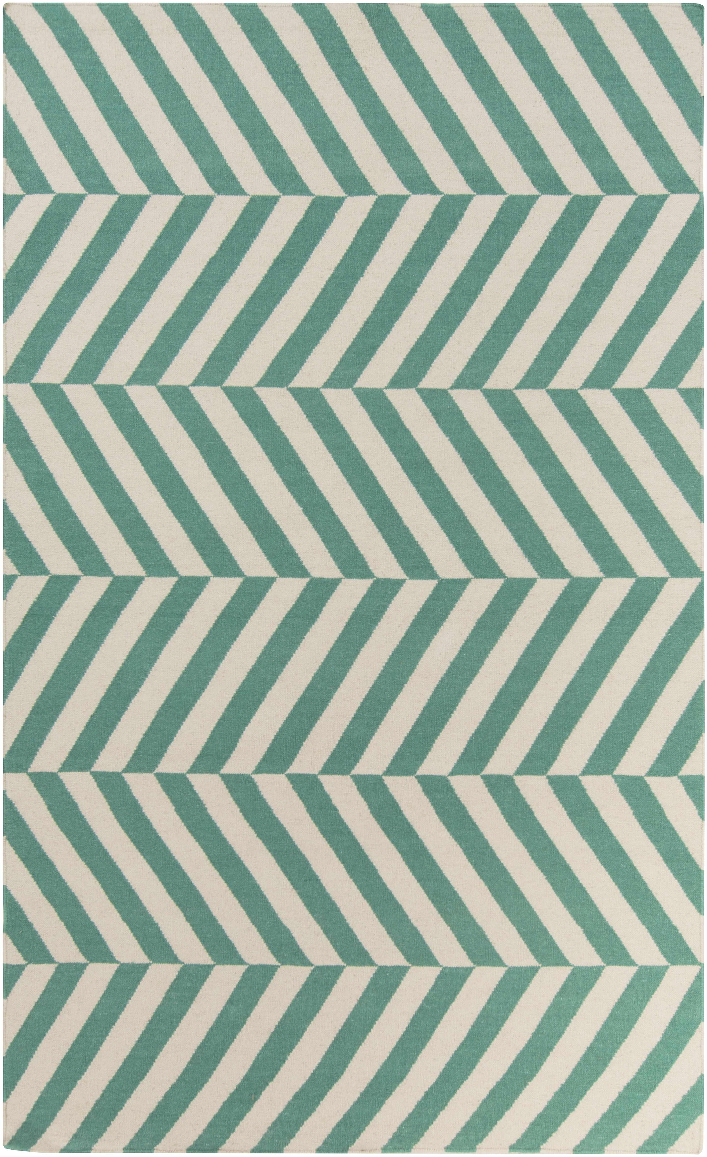 Emerald Hand Woven 100% Wool Modern Rectangle Handmade rug, Indoor use only, no fringe, non-washable. runner also available