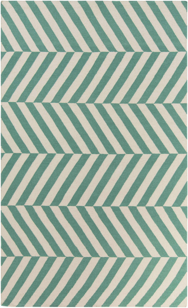 Emerald Hand Woven 100% Wool Modern Rectangle Handmade rug, Indoor use only, no fringe, non-washable. runner also available