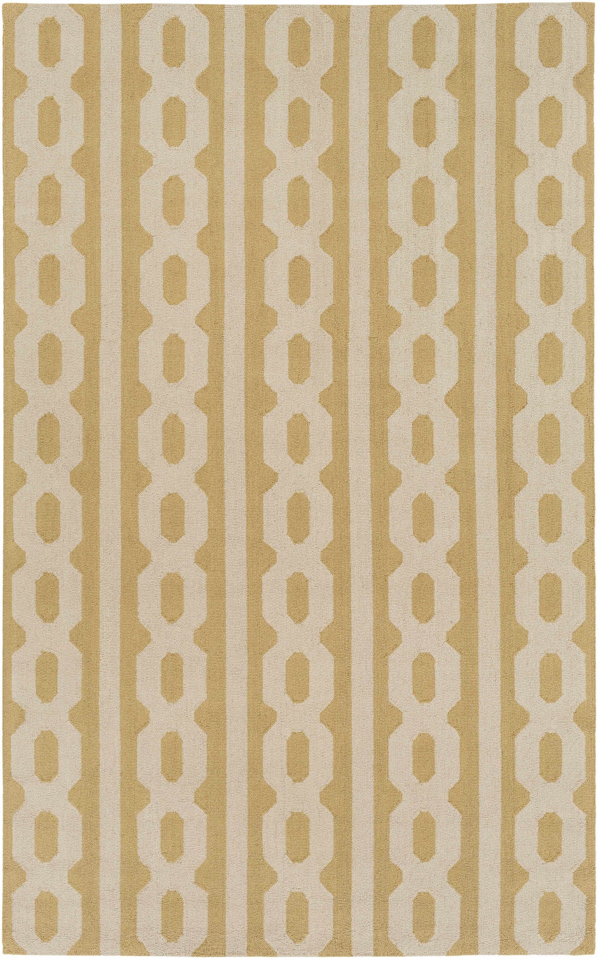 Light Beige Hand Hooked 100% Wool Modern Rectangle Handmade rug, Indoor use only, no fringe, non-washable. runner also available