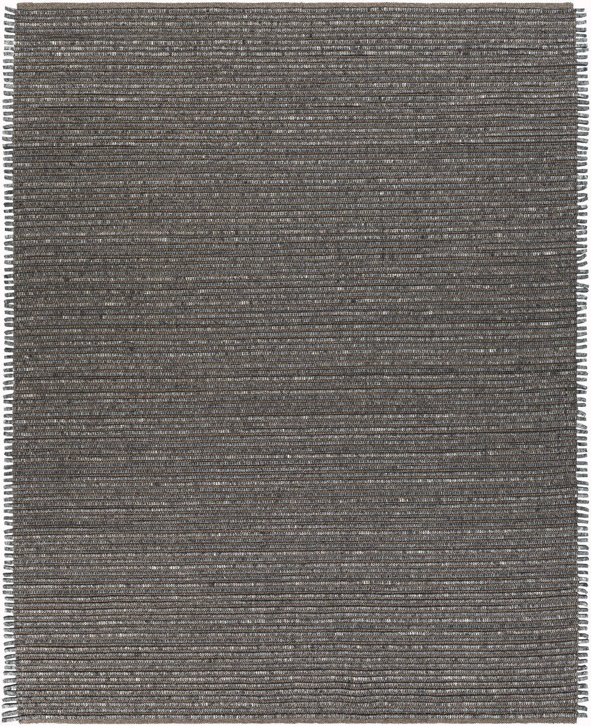 Gray Hand Woven 85% Wool, 15% Polyester Cottage Rectangle Handmade rug, Indoor use only, no fringe, non-washable.