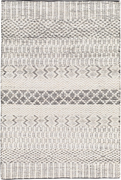 Cream Hand Woven 80% Jute, 20% Cotton Global Rectangle Handmade rug, Indoor use only, no fringe, non-washable. runner also available