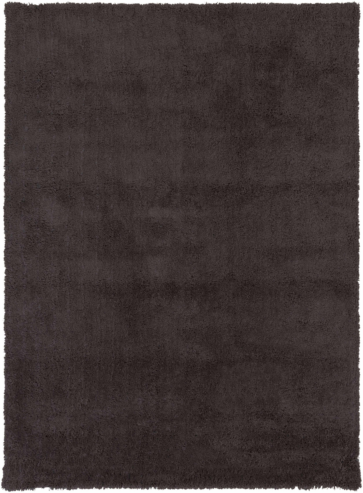 Dark Brown Hand Woven 100% Polyester Cottage Rectangle Handmade rug, Indoor use only, no fringe, non-washable.