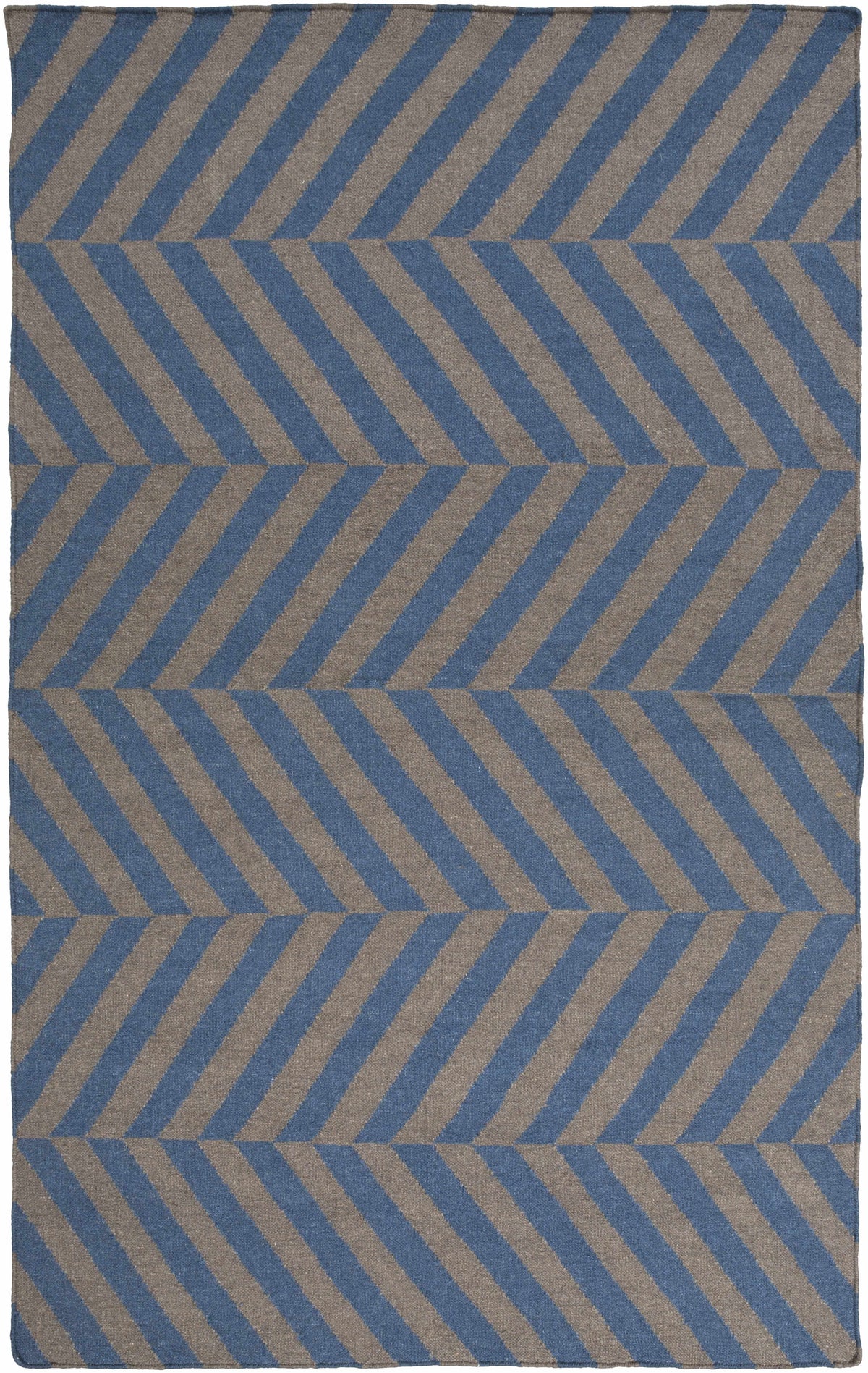 Dark Blue Hand Woven 100% Wool Modern Rectangle Handmade rug, Indoor use only, no fringe, non-washable. runner also available
