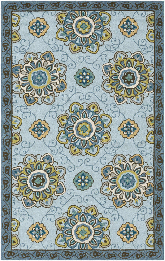 Rain RAI-1203 Hand Hooked Rug