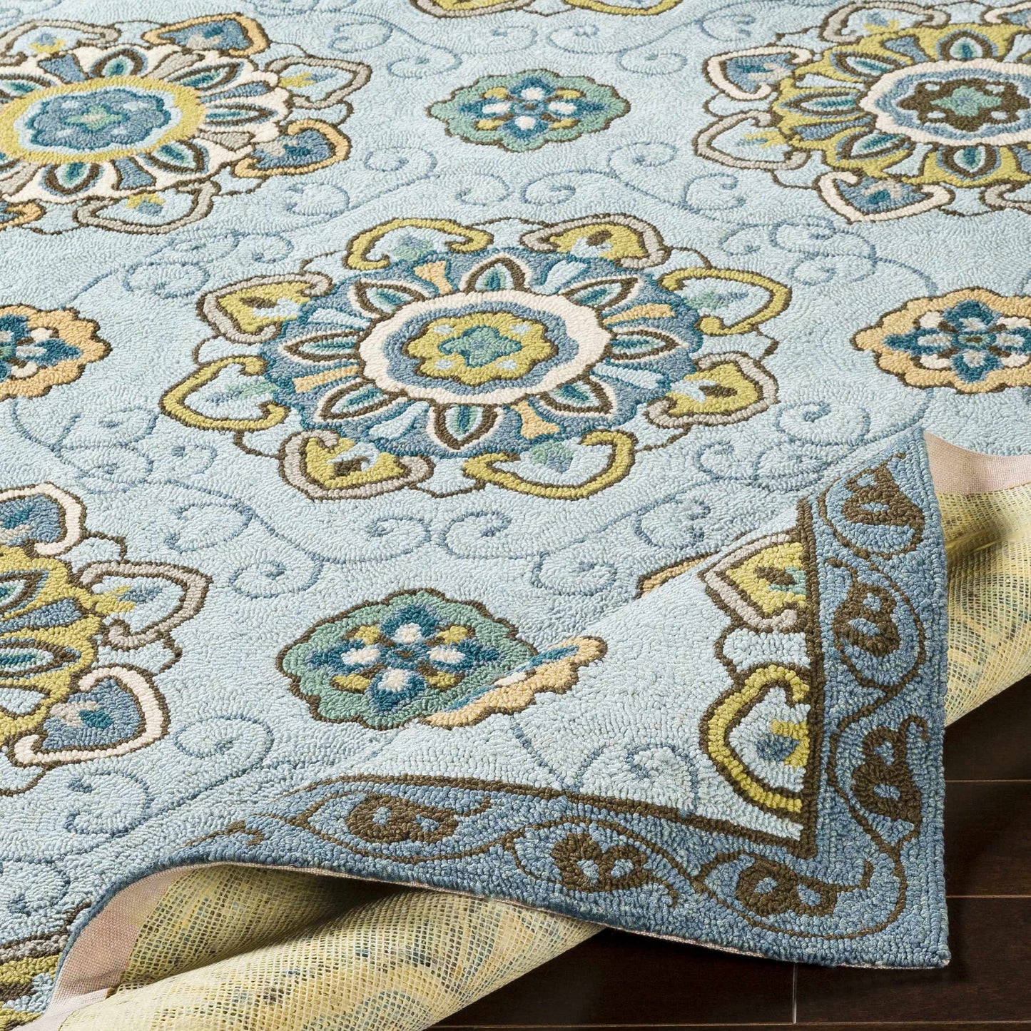 Rain RAI-1203 Hand Hooked Rug