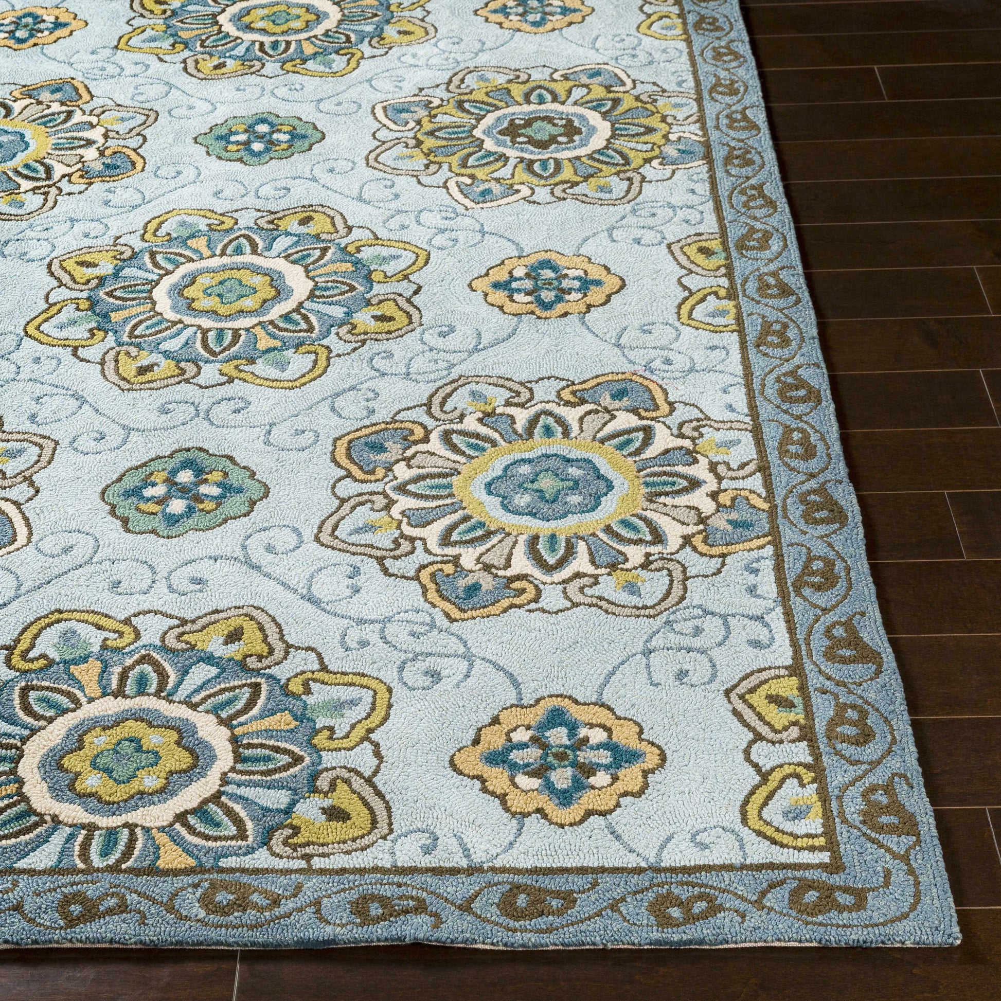 Rain RAI-1203 Hand Hooked Rug