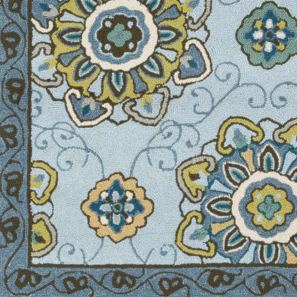 Rain RAI-1203 Hand Hooked Rug