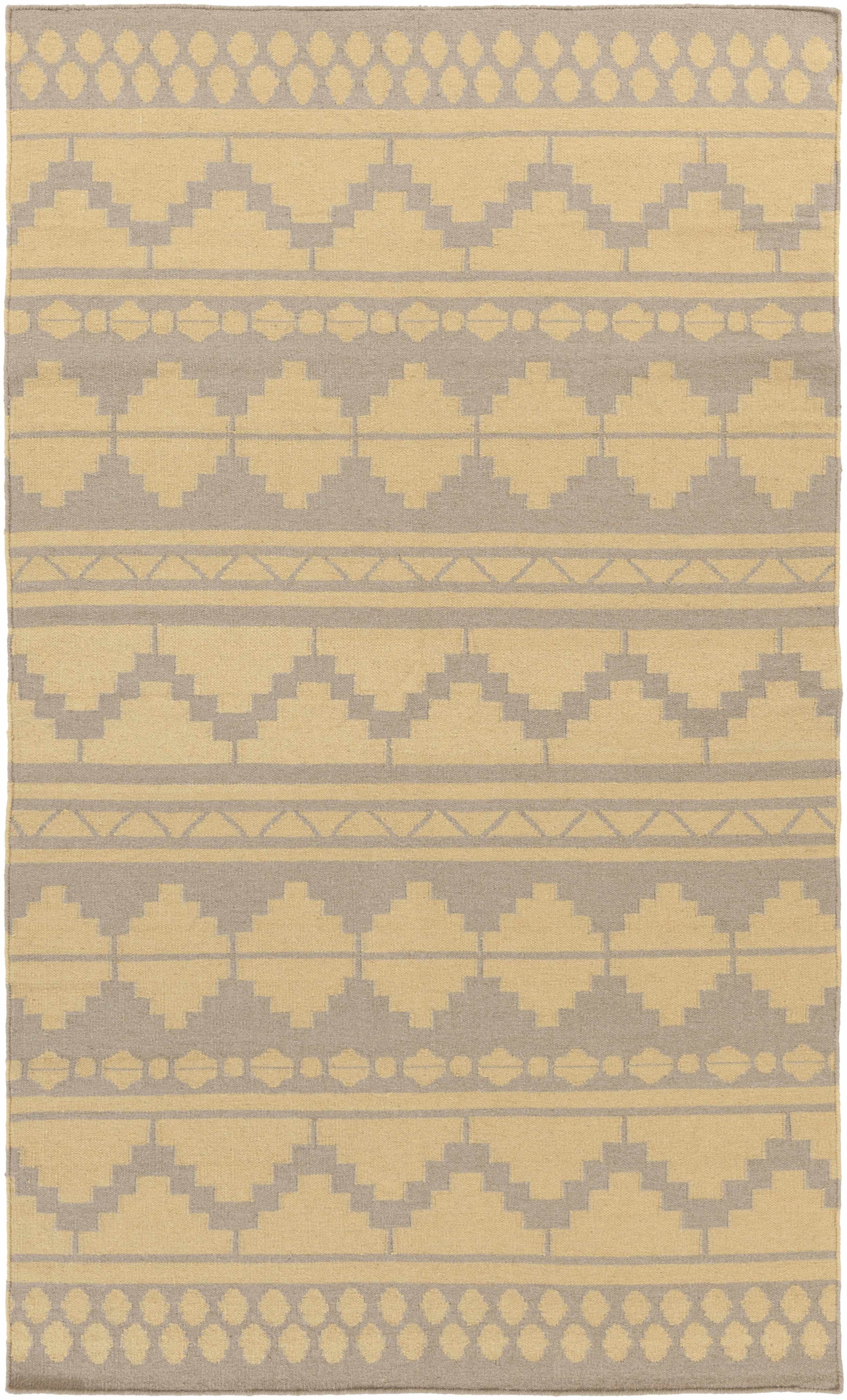 Medium Gray Hand Woven 100% Wool Modern Rectangle Handmade rug, Indoor use only, no fringe, non-washable. runner also available