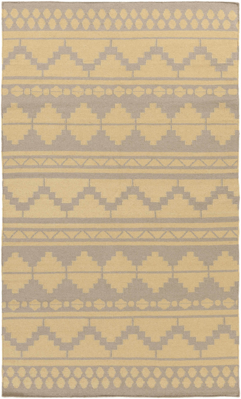 Medium Gray Hand Woven 100% Wool Modern Rectangle Handmade rug, Indoor use only, no fringe, non-washable. runner also available