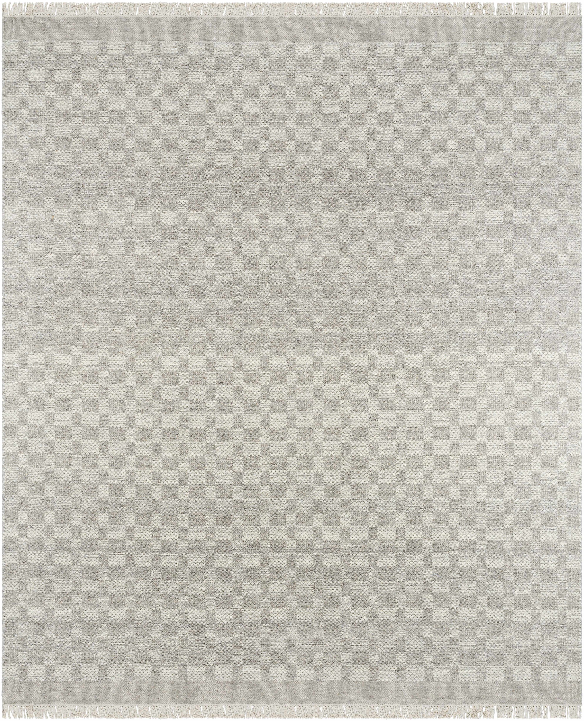 Ivory Hand Woven 100% Wool Cottage Rectangle Handmade rug, Indoor use only, has fringe, non-washable. runner also available