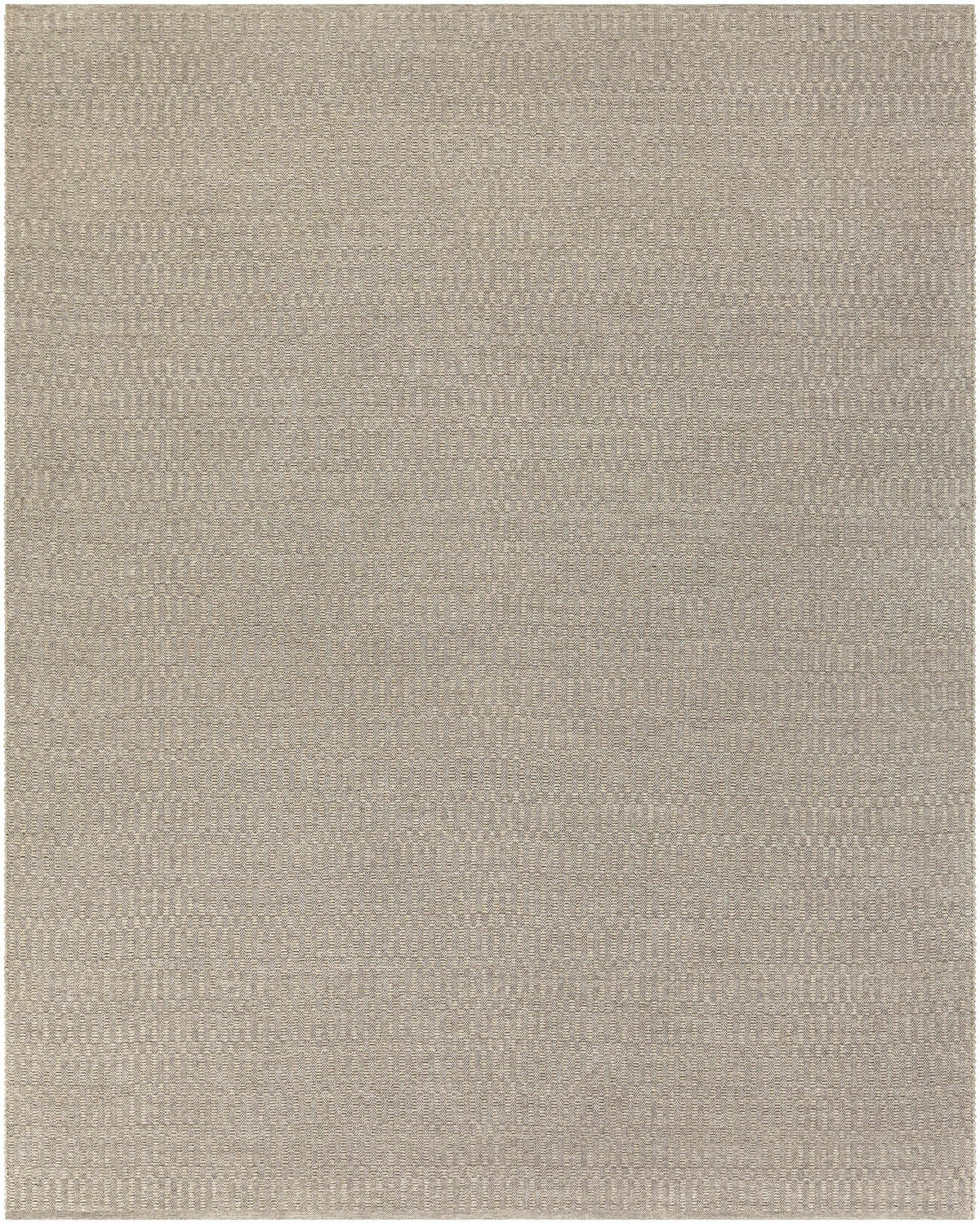 Gray Hand Woven 100% Polypropylene Cottage Rectangle Handmade rug, outdoor-safe, no fringe, non-washable.