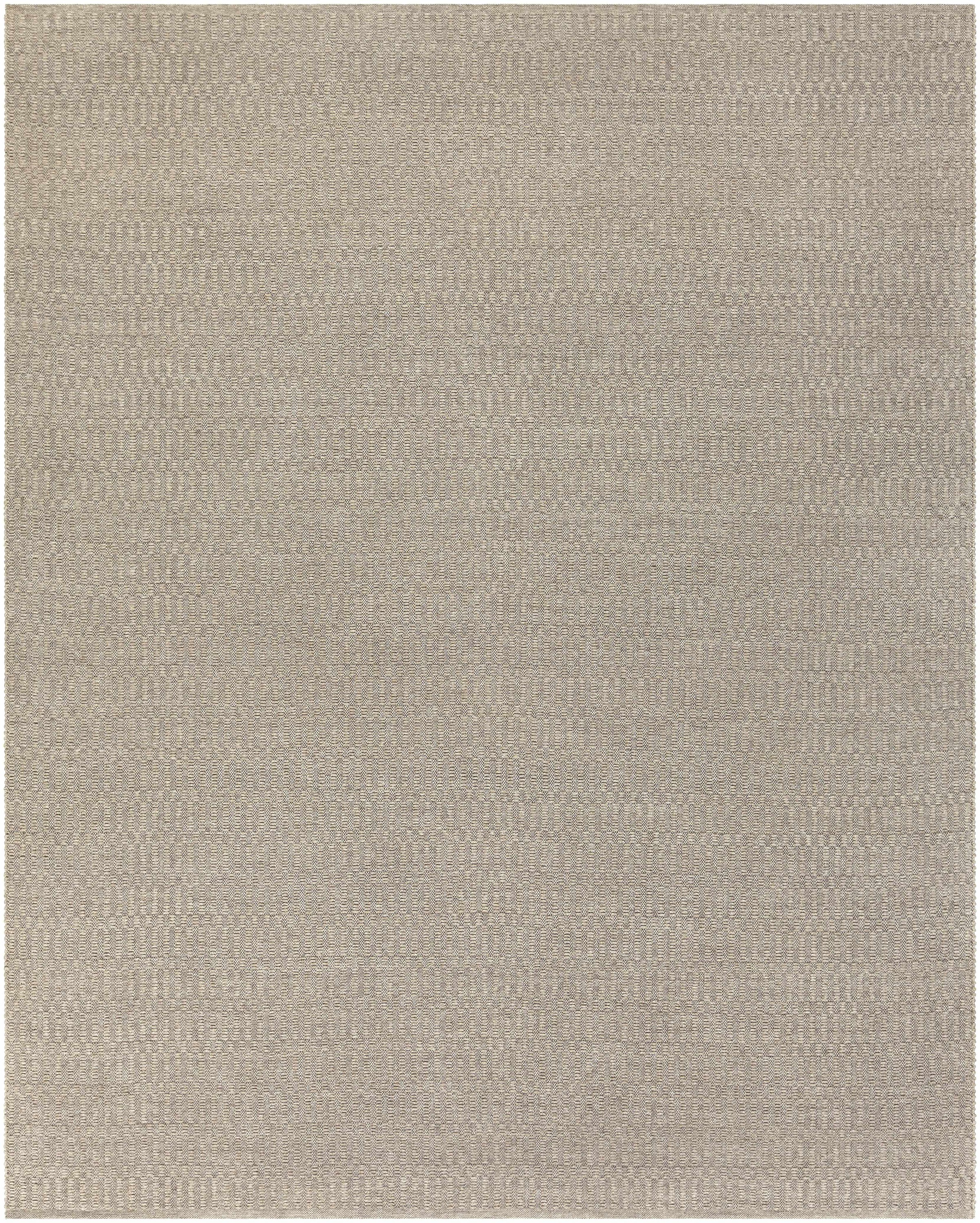 Gray Hand Woven 100% Polypropylene Cottage Rectangle Handmade rug, outdoor-safe, no fringe, non-washable.