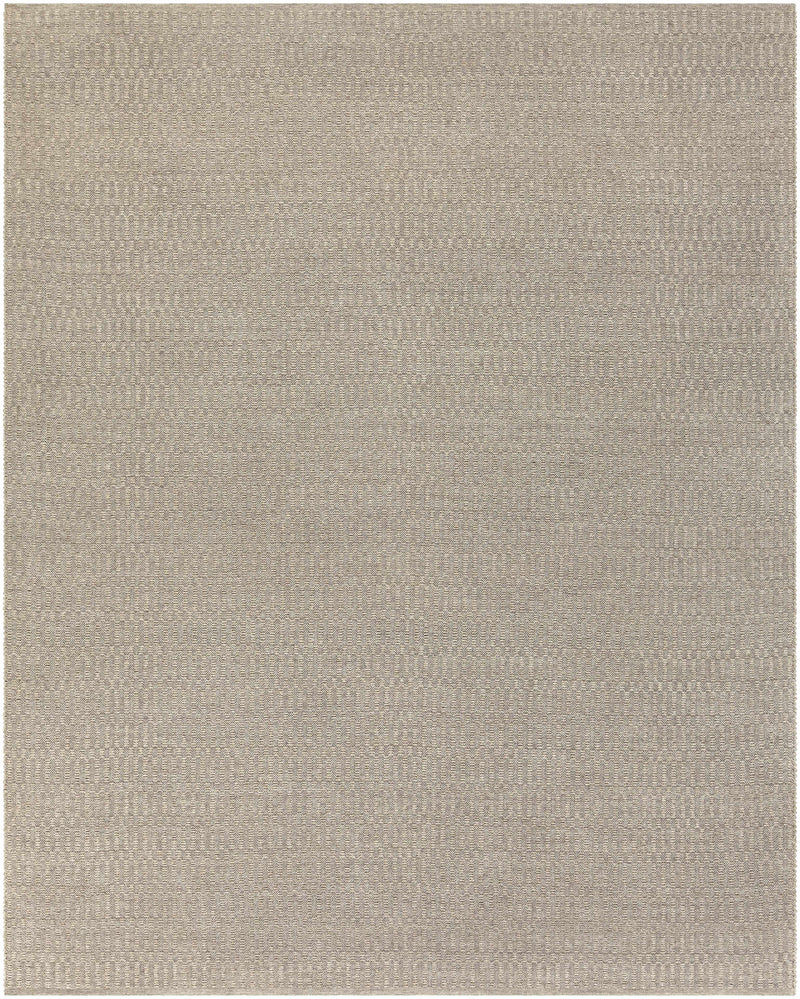 Gray Hand Woven 100% Polypropylene Cottage Rectangle Handmade rug, outdoor-safe, no fringe, non-washable.