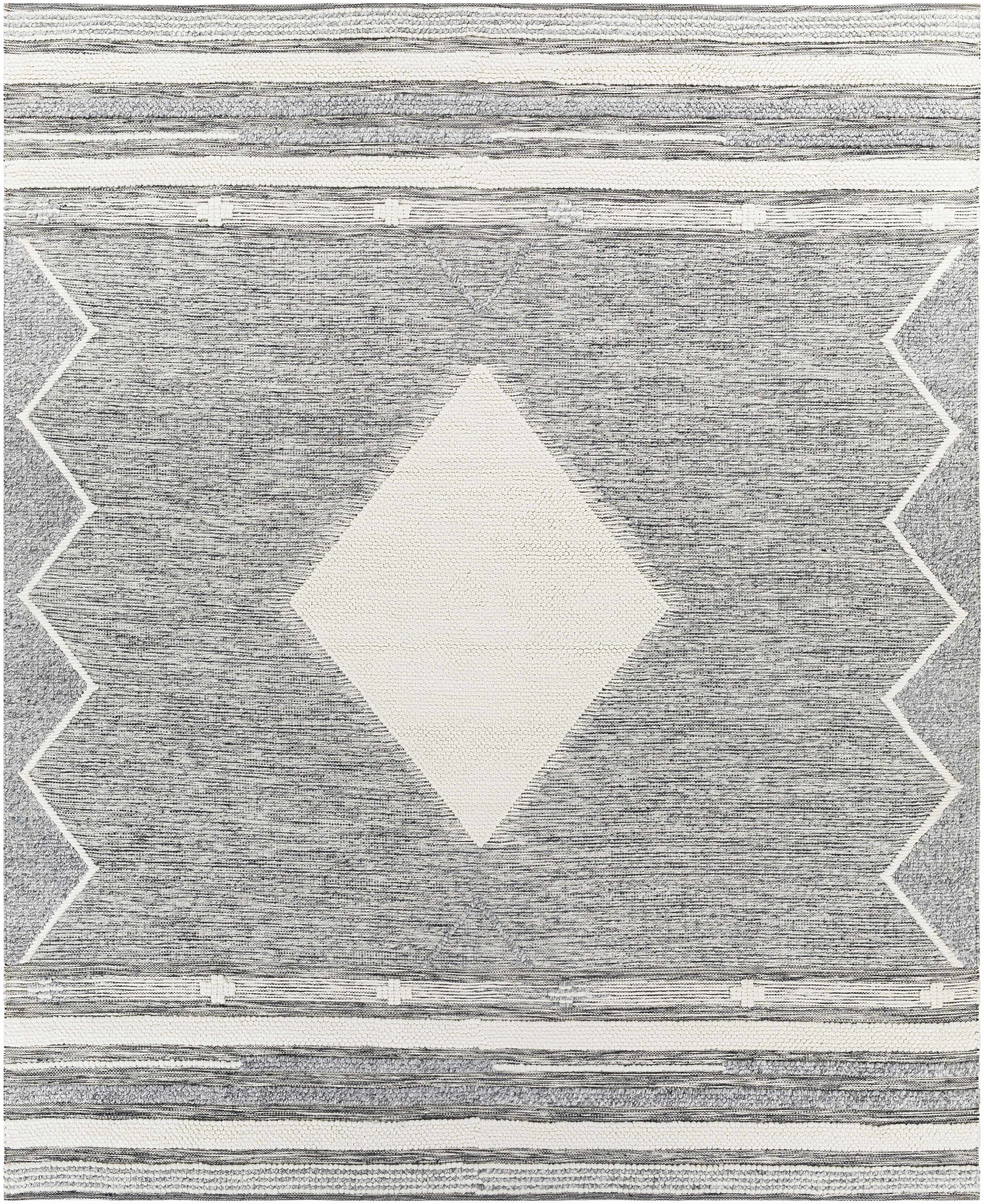 Light Slate Hand Woven 100% Recycled PET Yarn Global Rectangle Handmade rug, Indoor use only, no fringe, non-washable. runner also available