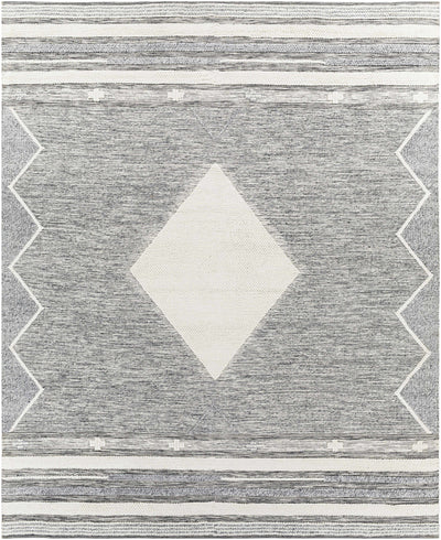 Light Slate Hand Woven 100% Recycled PET Yarn Global Rectangle Handmade rug, Indoor use only, no fringe, non-washable. runner also available