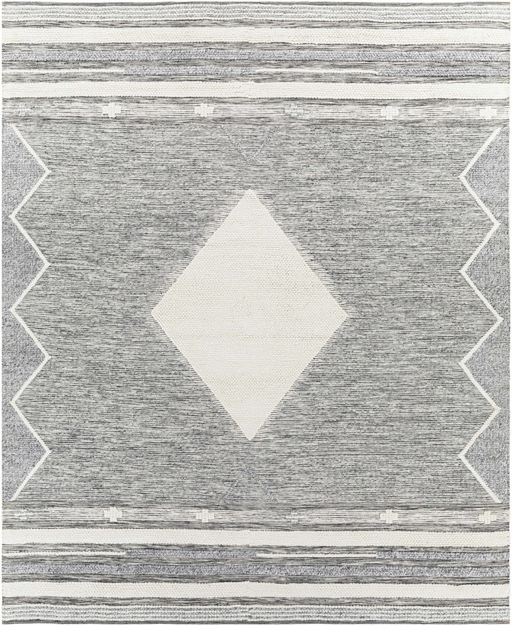 Light Slate Hand Woven 100% Recycled PET Yarn Global Rectangle Handmade rug, Indoor use only, no fringe, non-washable. runner also available