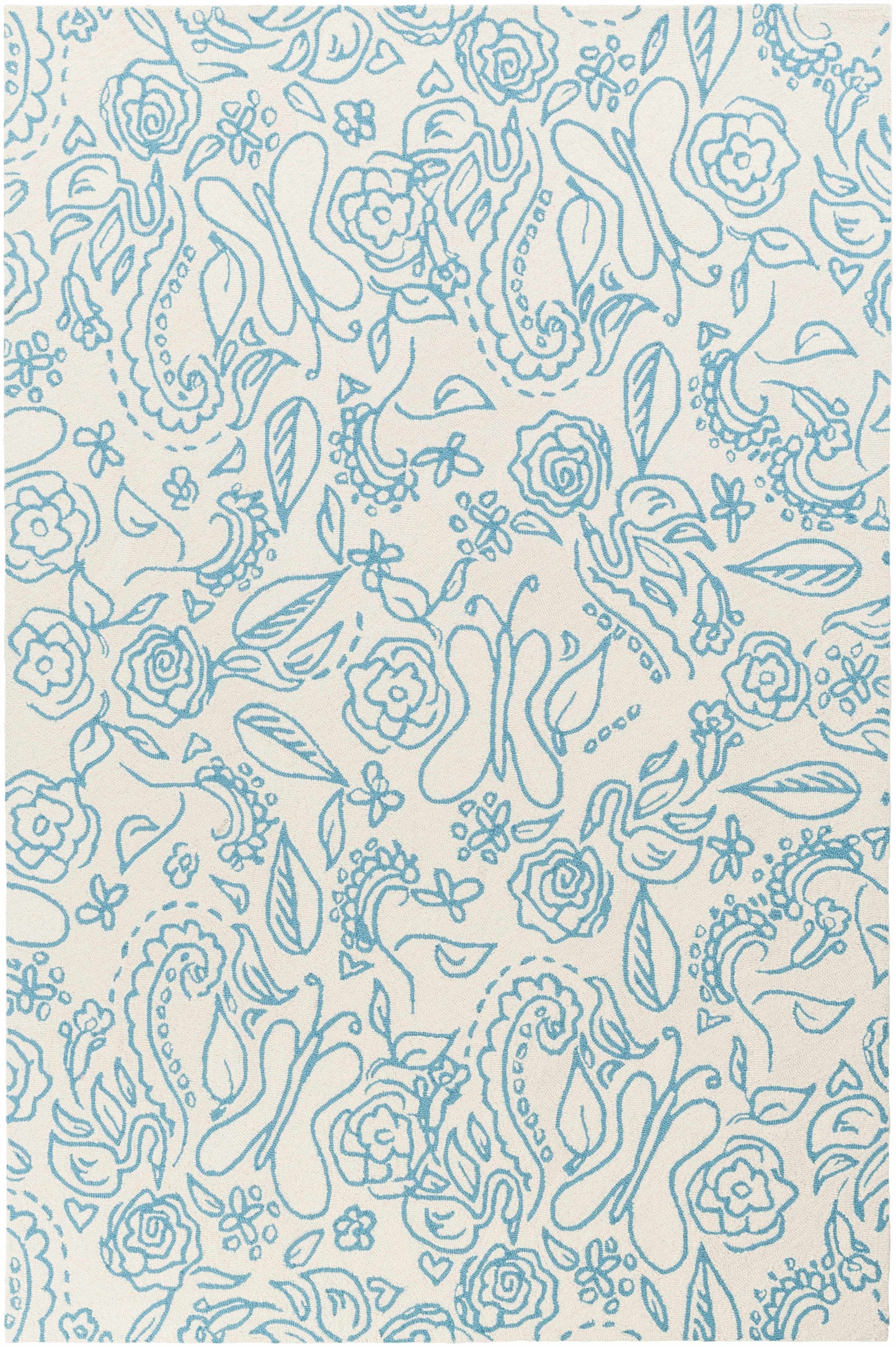 Tic Tac Toe TCT-6008 Hand Hooked Rug