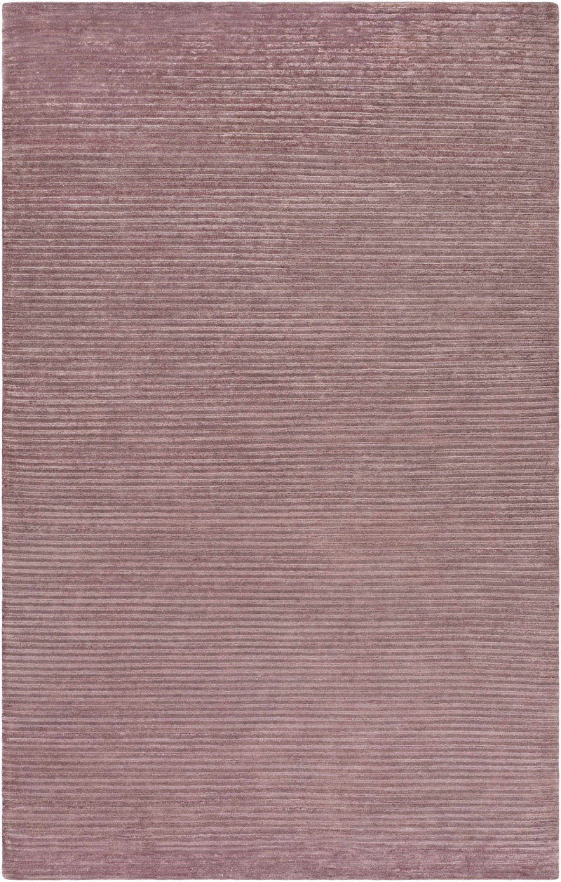Burgundy Hand Knotted 50% Viscose, 50% Wool Cottage Rectangle Handmade rug, Indoor use only, no fringe, non-washable. runner also available