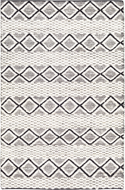 Cream Hand Woven 80% Jute, 20% Cotton Global Rectangle Handmade rug, Indoor use only, no fringe, non-washable. runner also available