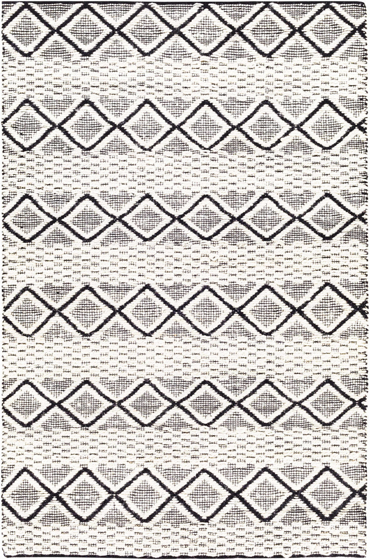 Cream Hand Woven 80% Jute, 20% Cotton Global Rectangle Handmade rug, Indoor use only, no fringe, non-washable. runner also available