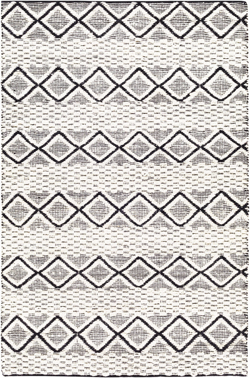 Cream Hand Woven 80% Jute, 20% Cotton Global Rectangle Handmade rug, Indoor use only, no fringe, non-washable. runner also available