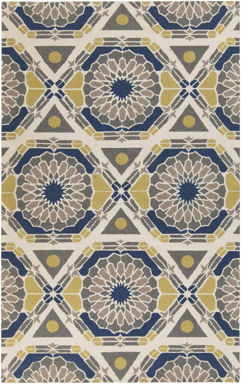 Ivory Hand Knotted 100% Wool Modern Rectangle Handmade rug, Indoor use only, no fringe, non-washable. runner also available