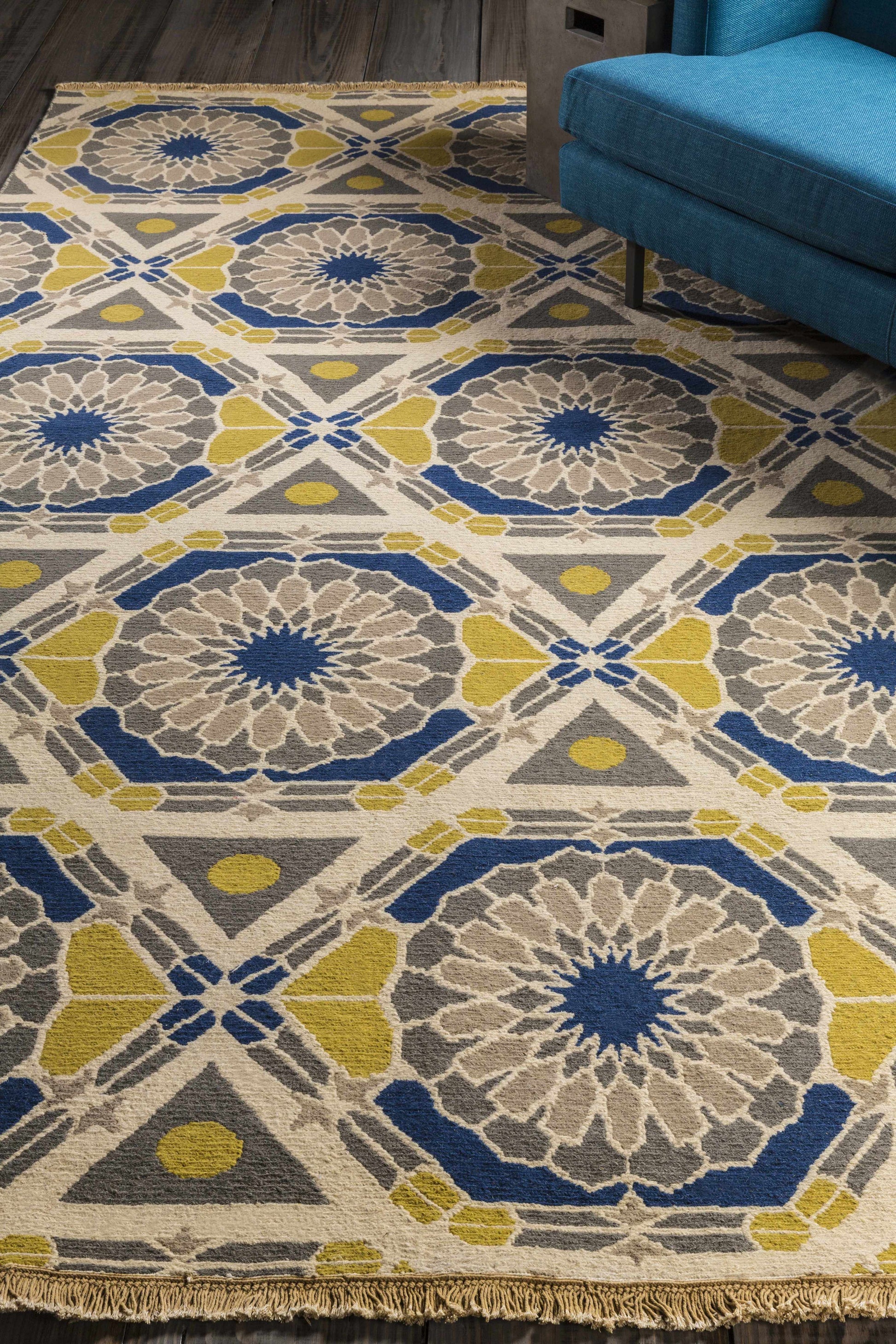 Kaleidoscope KAL-8003 Hand Knotted Rug