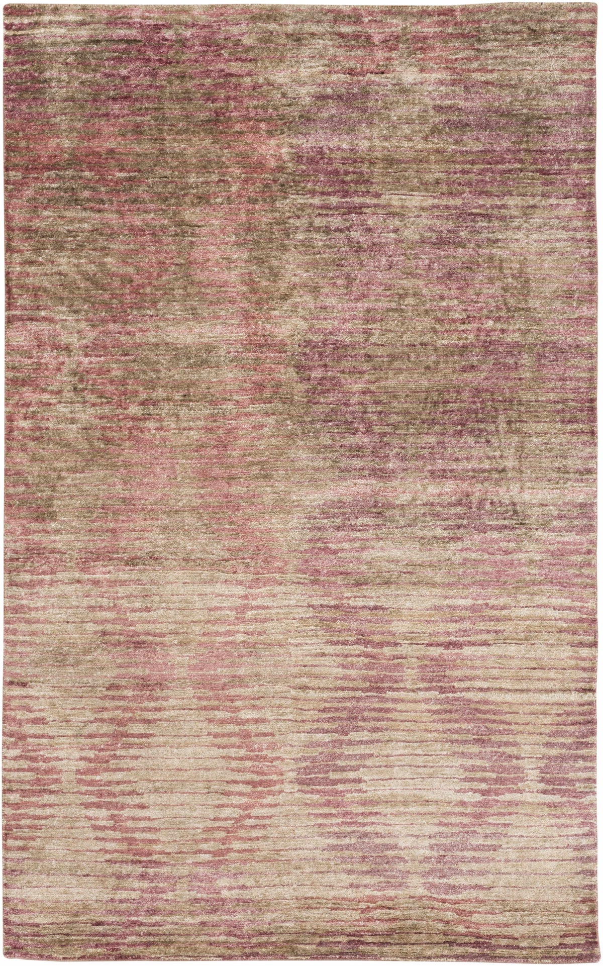Off-White Hand Knotted 100% Viscose Modern Rectangle Handmade rug, Indoor use only, no fringe, non-washable.