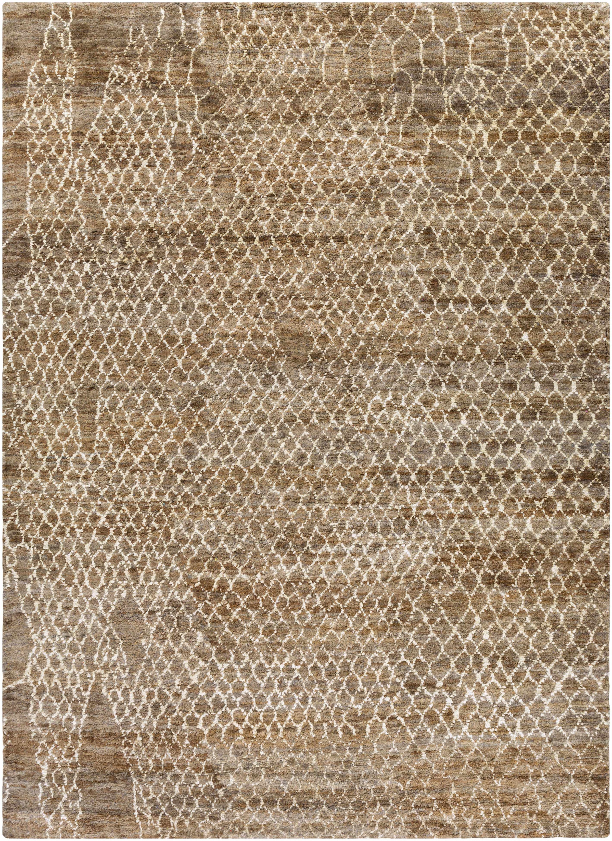 Dark Brown Hand Knotted 100% Jute Modern Rectangle Handmade rug, Indoor use only, no fringe, non-washable. runner also available