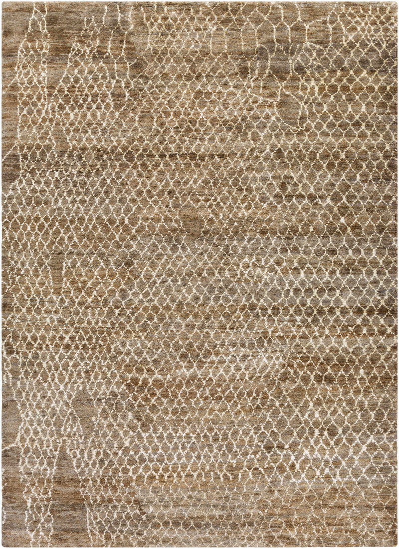 Dark Brown Hand Knotted 100% Jute Modern Rectangle Handmade rug, Indoor use only, no fringe, non-washable. runner also available