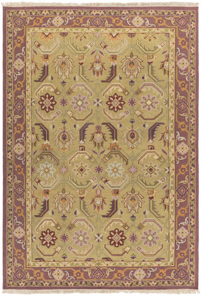 Rust Hand Knotted 100% NZ Wool Traditional Rectangle Handmade rug, Indoor use only, has fringe, non-washable. runner also available