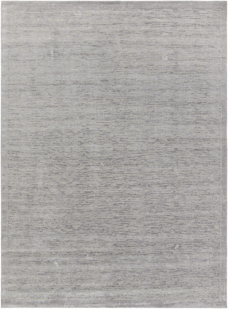 Charcoal Hand Knotted 50% NZ Wool, 50% Viscose Modern Rectangle Handmade rug, Indoor use only, no fringe, non-washable. runner also available