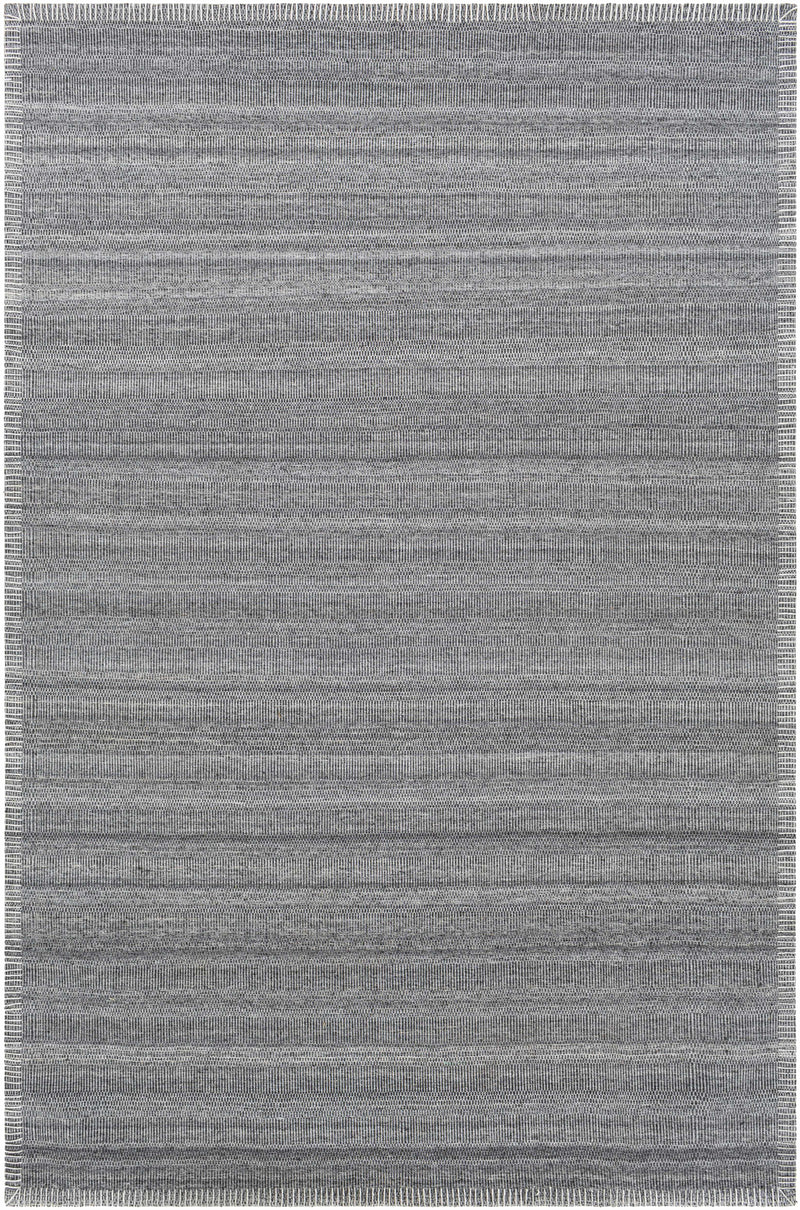 Medium Gray Hand Woven 100% Viscose Global Rectangle Handmade rug, Indoor use only, no fringe, non-washable.