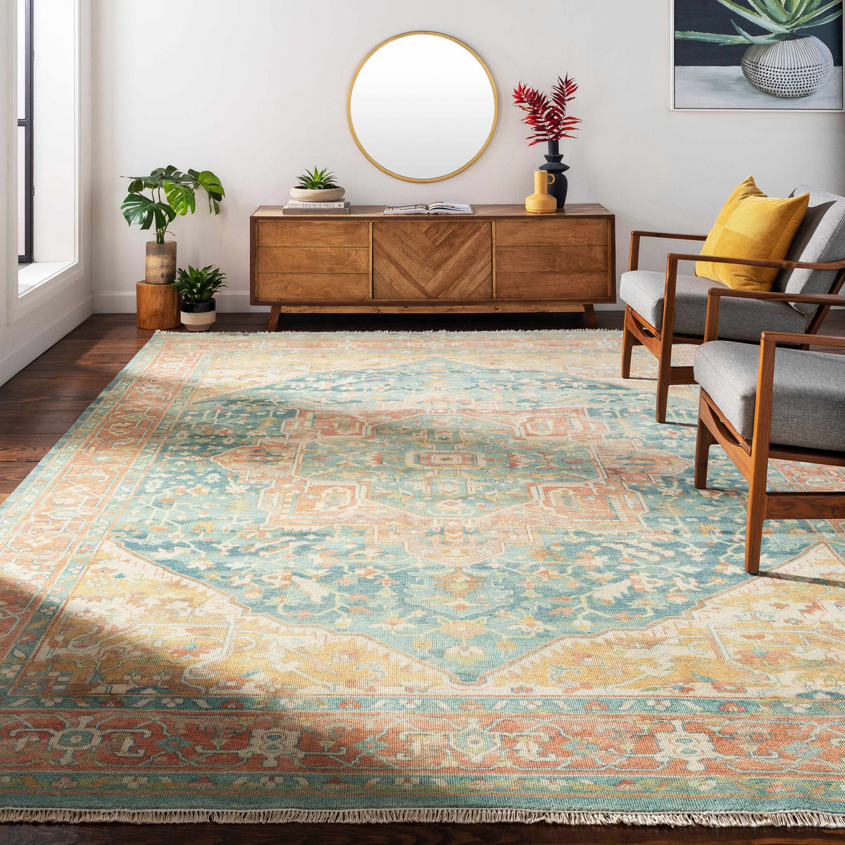 Hamadan HAM-2300 Hand Knotted Rug