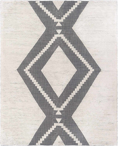 Black Hand Woven 100% Recycled PET Yarn Global Rectangle Handmade rug, Indoor use only, no fringe, non-washable. runner also available