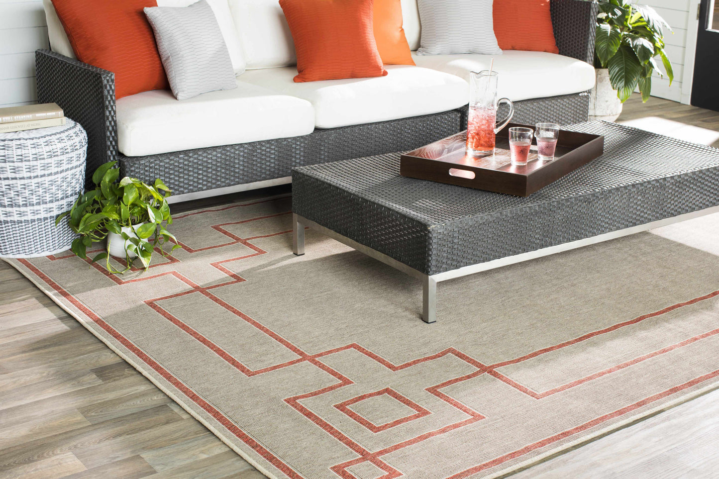 Alfresco ALF-9633 Machine Woven Rug