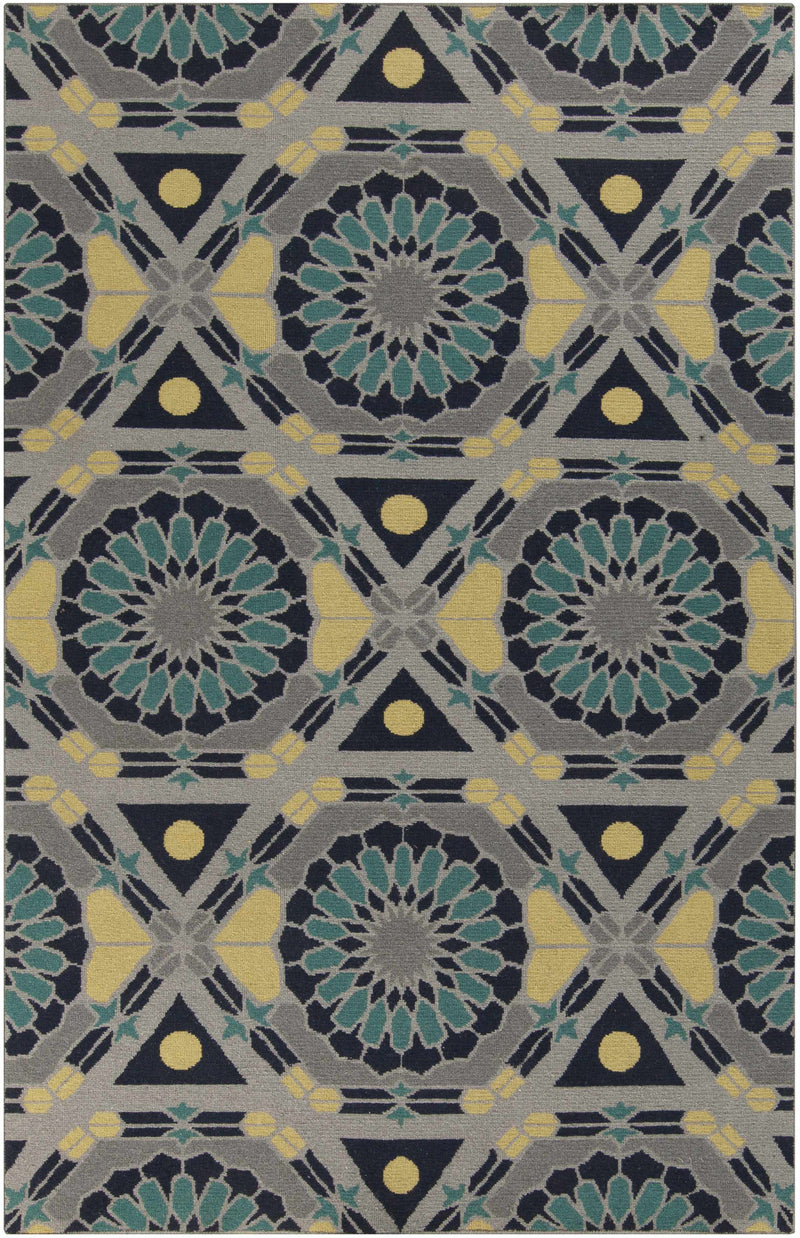 Gray Hand Knotted 100% Wool Modern Rectangle Handmade rug, Indoor use only, no fringe, non-washable. runner also available