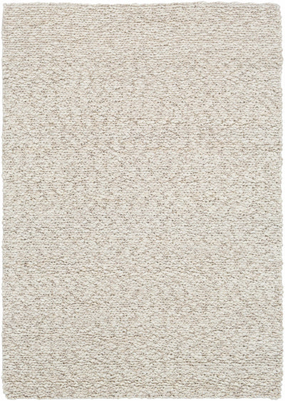 Light Beige Hand Woven 100% Wool Cottage Rectangle Handmade rug, Indoor use only, no fringe, non-washable.